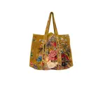 ONE HUNDRED STARS Primula Gold Velvet Tote Bag