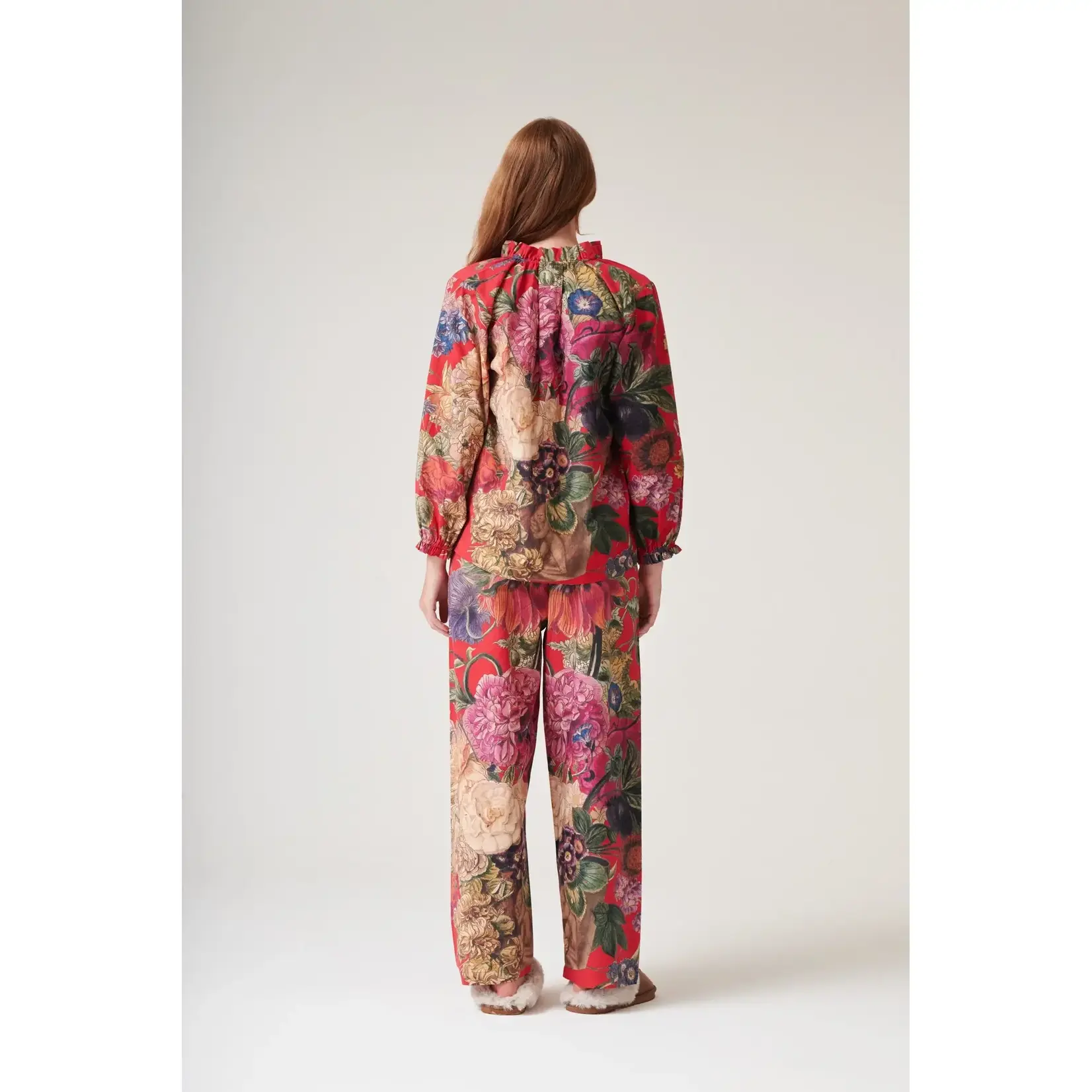 ONE HUNDRED STARS Primula Berry Poplin Pyjama Set