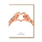 All The Ways To Say Hands of love Card