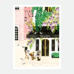 All The Ways To Say Paris Cafe Art Print - Small - 18 x 24cm