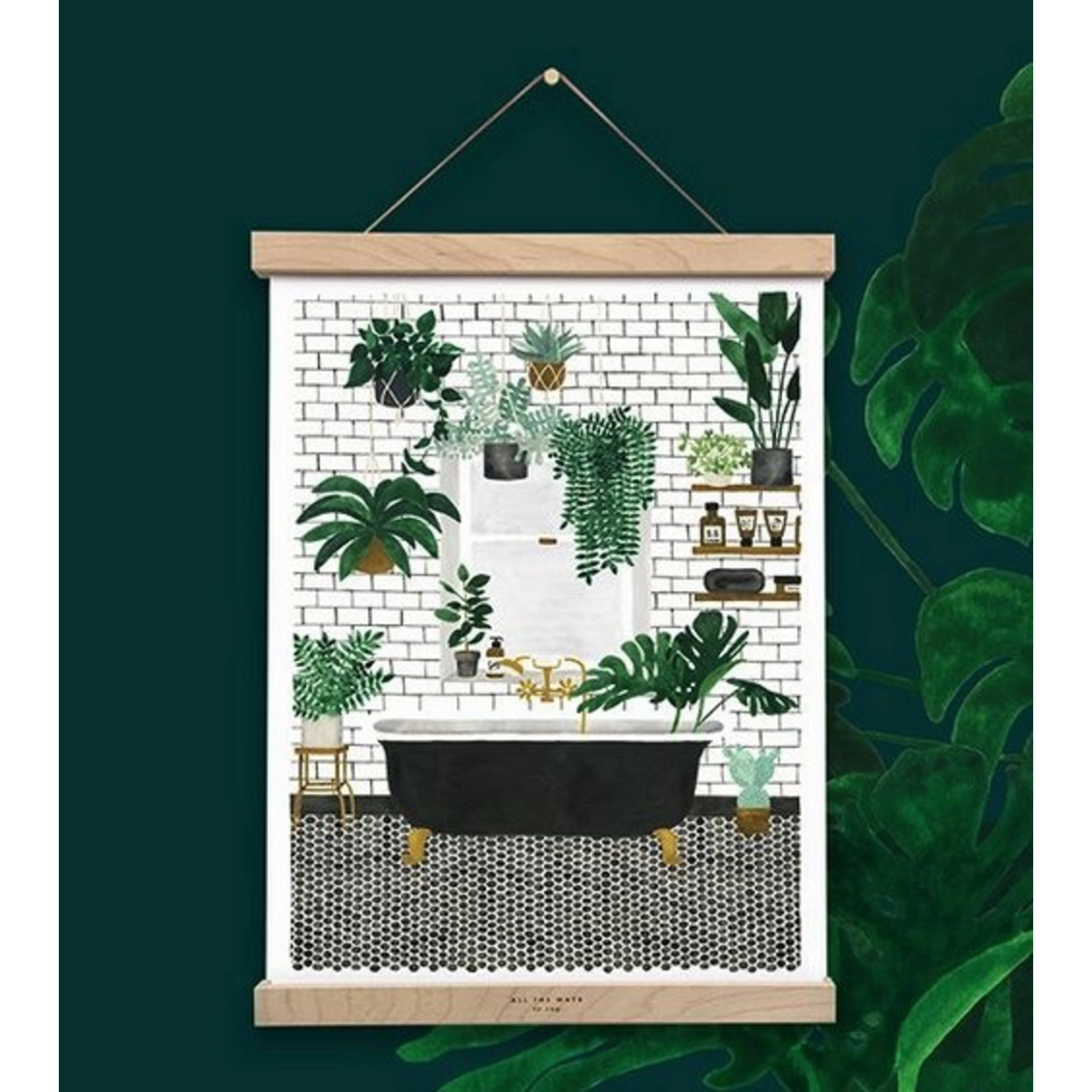 All The Ways To Say Bathroom Art Print