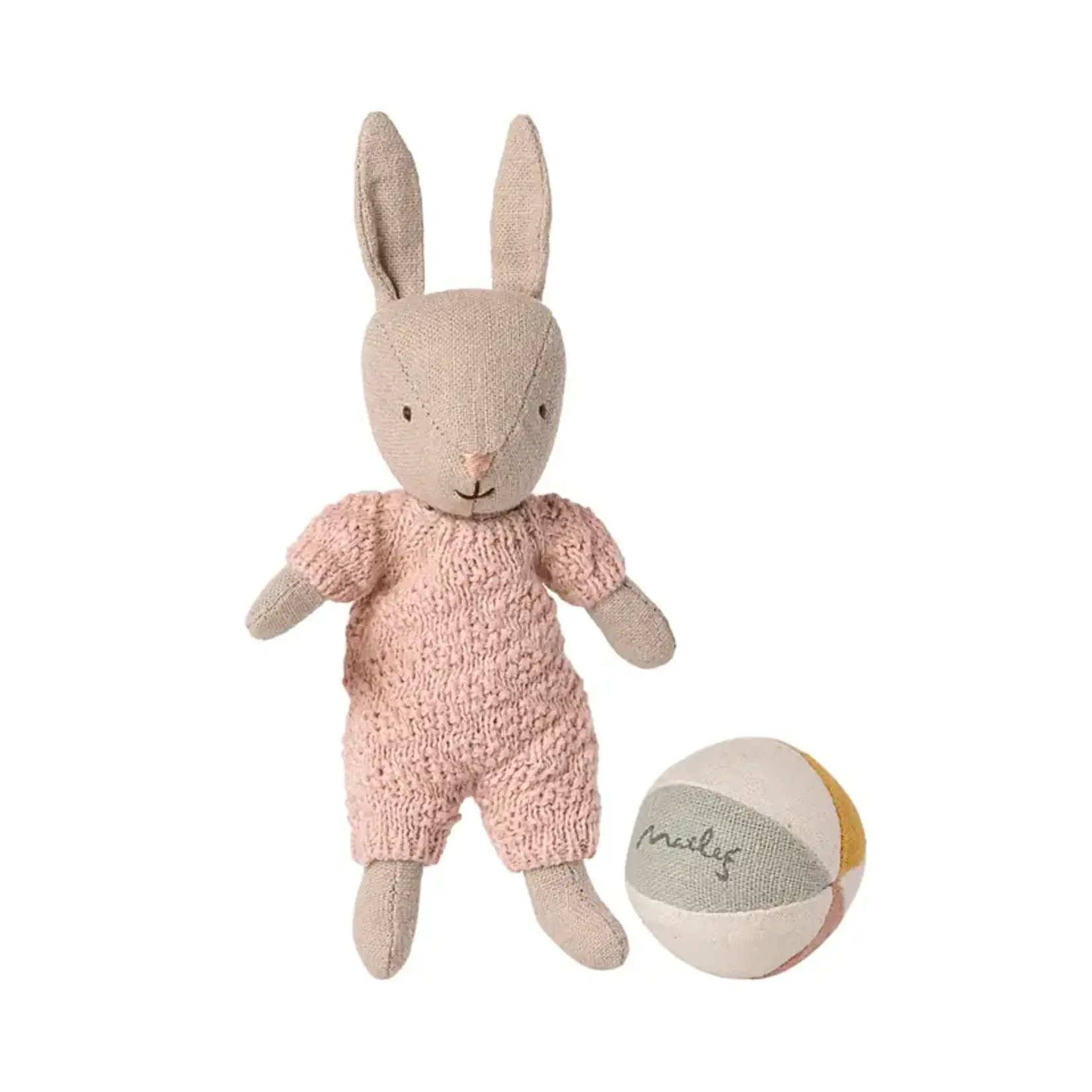 Maileg Maileg Rabbit set Micro - Sand - Rose
