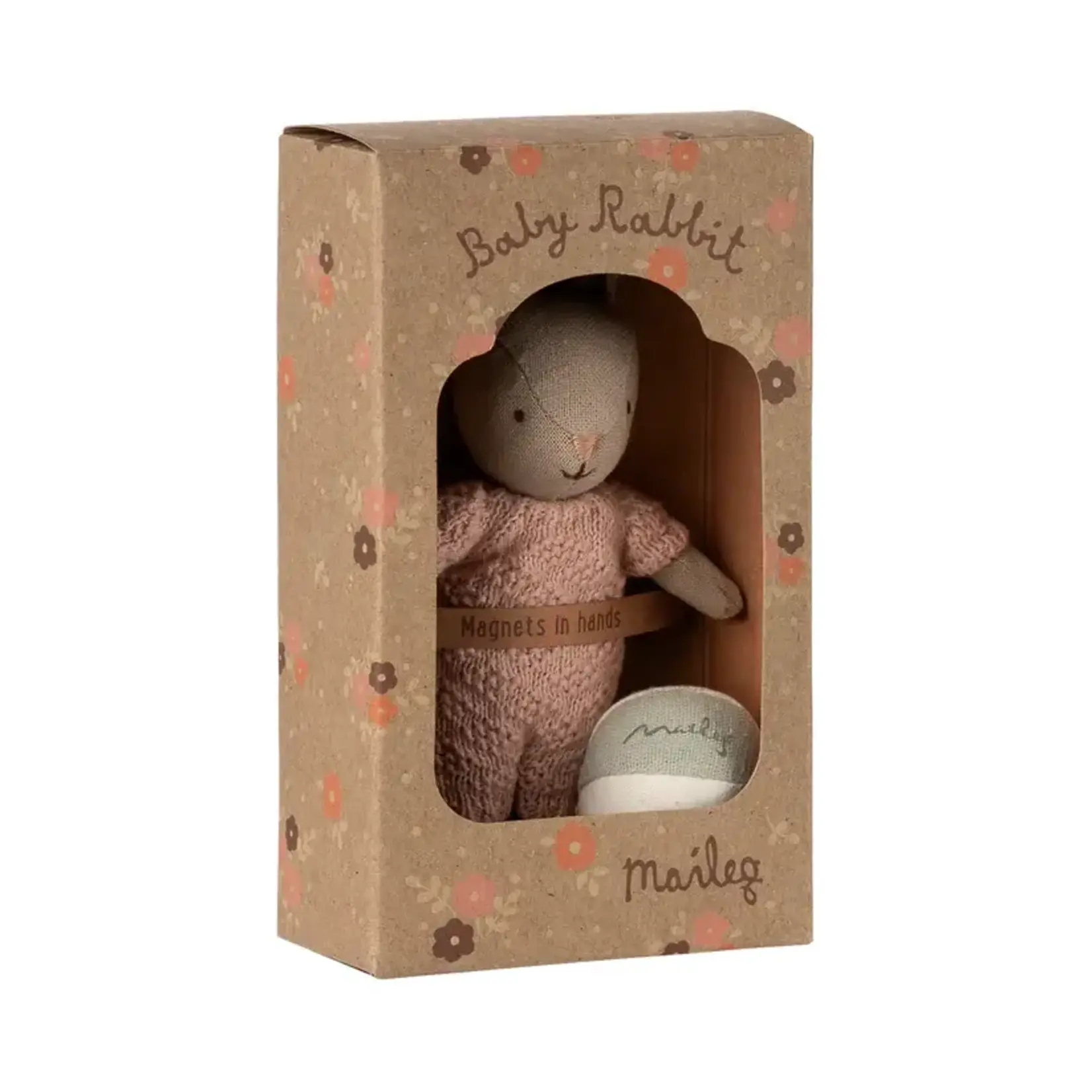 Maileg Maileg Rabbit set Micro - Sand - Rose