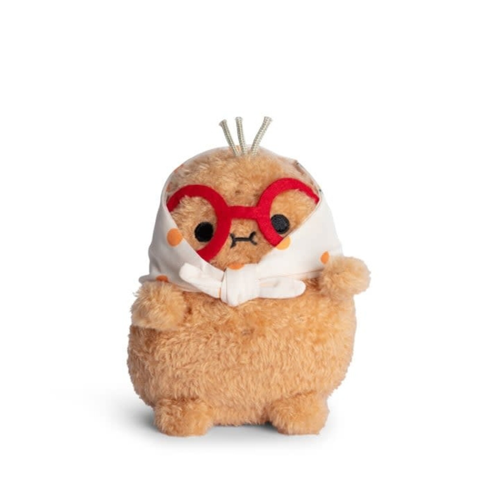 Noodoll Mini sitting plush toy - Grandma Orange Ricespud