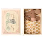 Maileg NEW Maileg Sleepy wakey baby mouse in matchbox - Rose