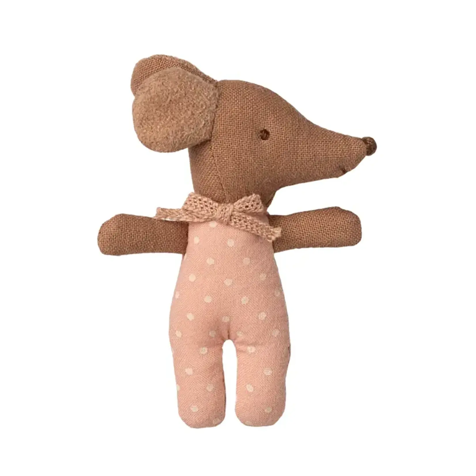 Maileg NEW Maileg Sleepy wakey baby mouse in matchbox - Rose