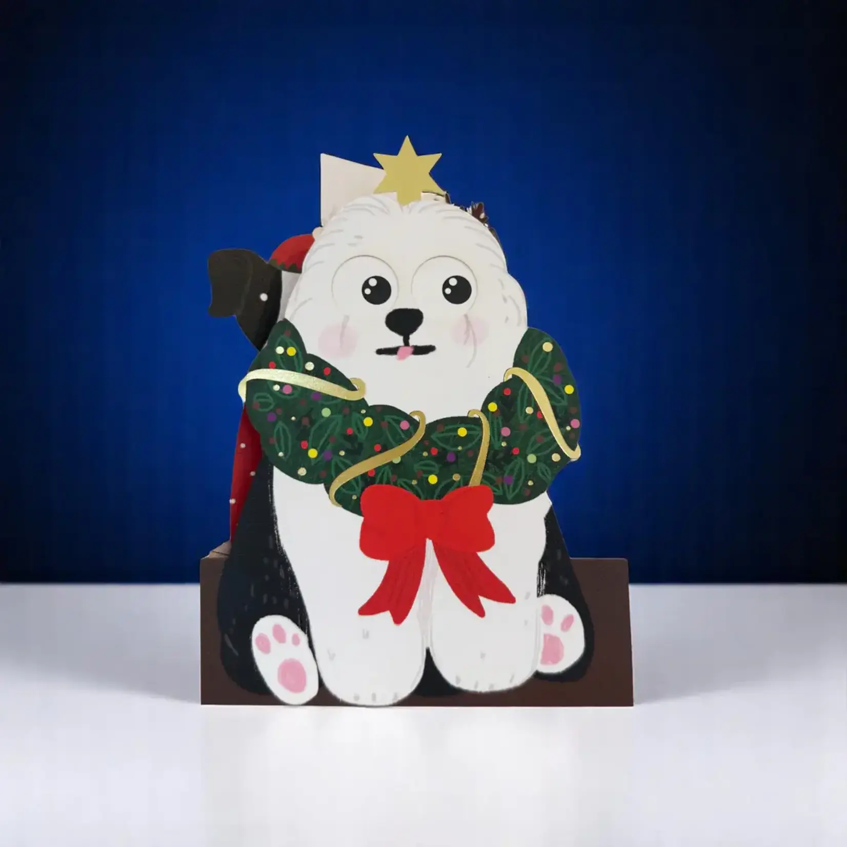 AllJoy Design Dog Moving Eyes Card