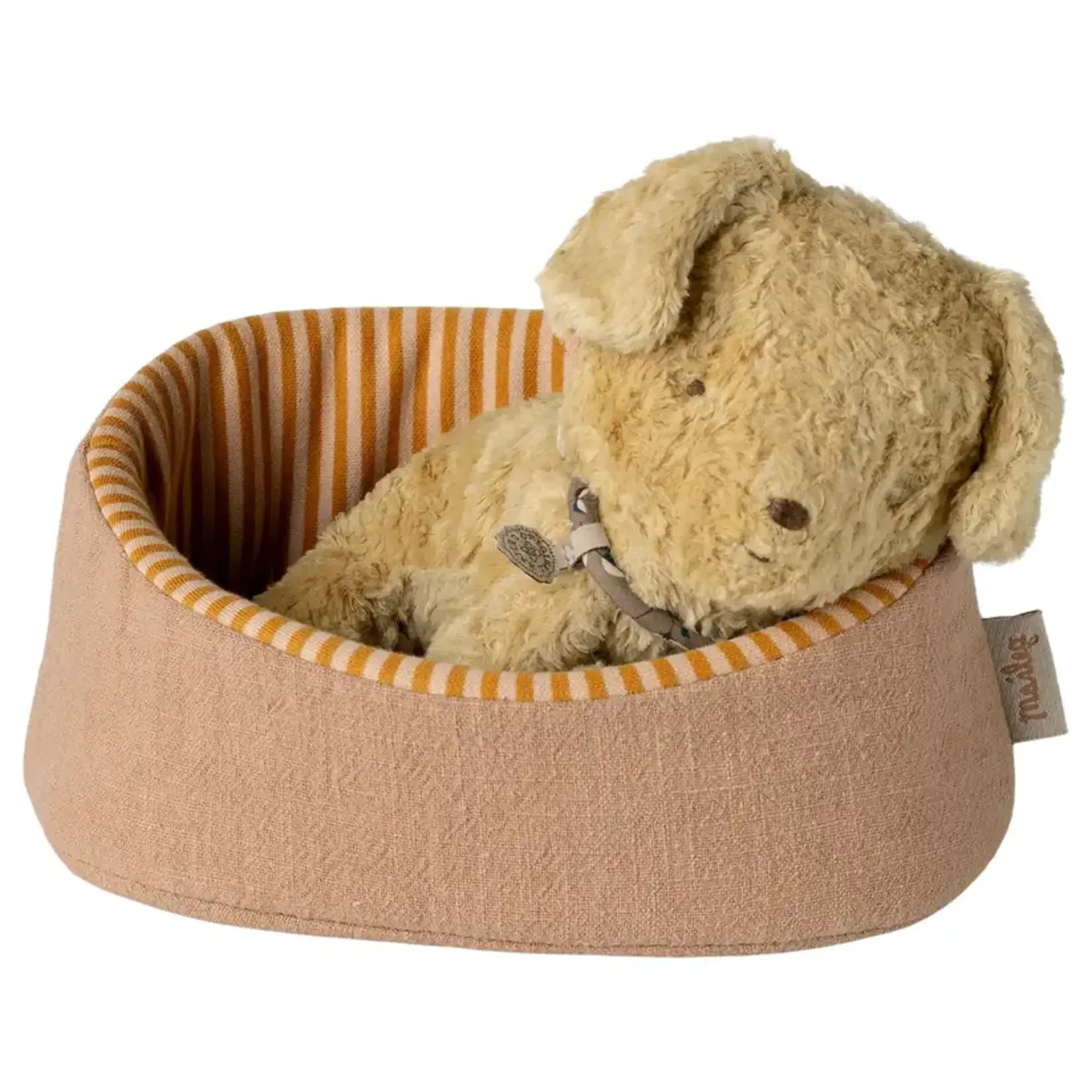 Maileg Maileg Pet basket bed - Powder