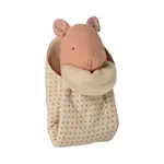Maileg Maileg Lullaby friends Pig Mini - Rose with comforter