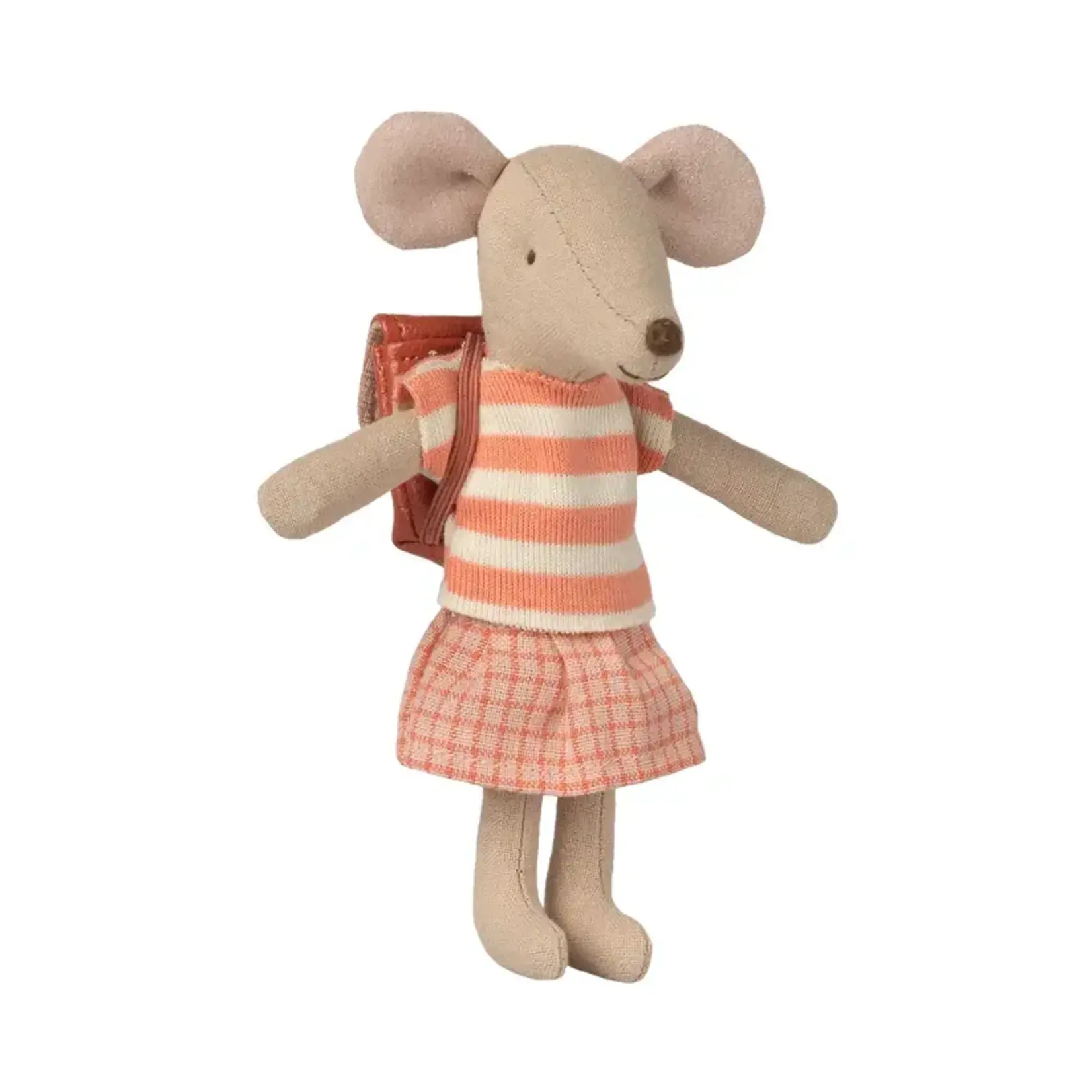 Maileg Maileg Tricycle mouse Big sister - Coral