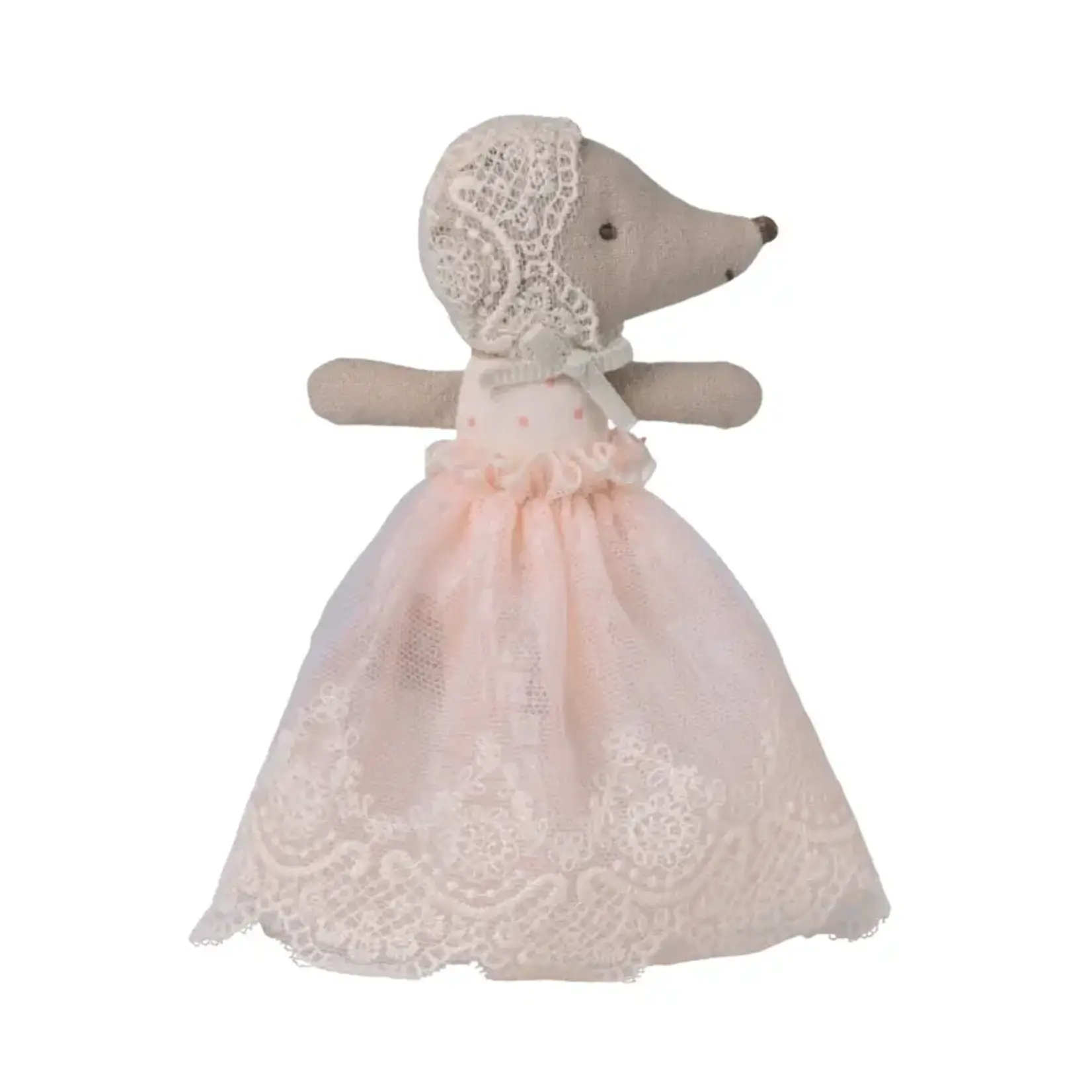 Maileg Maileg Baby mouse in gown - Powder
