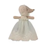 Maileg Maileg Baby mouse in gown - Mint