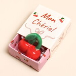 Lisa Angel Tiny Matchbox Ceramic Cherry Token