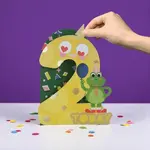 AllJoy Design Age 2 2nd Birthday Jiggly Eyes Card