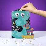 AllJoy Design Age 3 3rd Birthday Jiggly Eyes Card