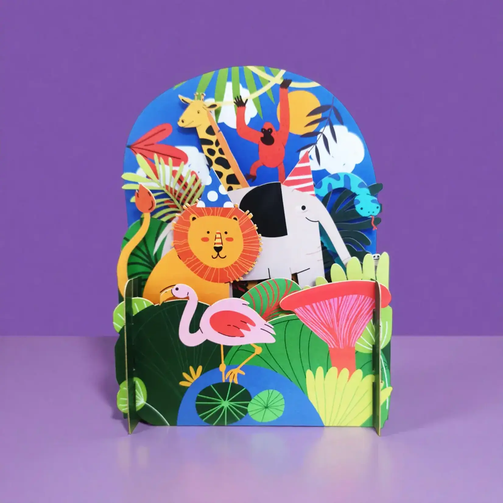 AllJoy Design Jungle Kids Pop Up Card