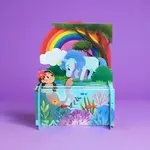 AllJoy Design Mermaid and Unicorn Kids Pop Up Card