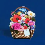 AllJoy Design Flower Basket Pop Up Card