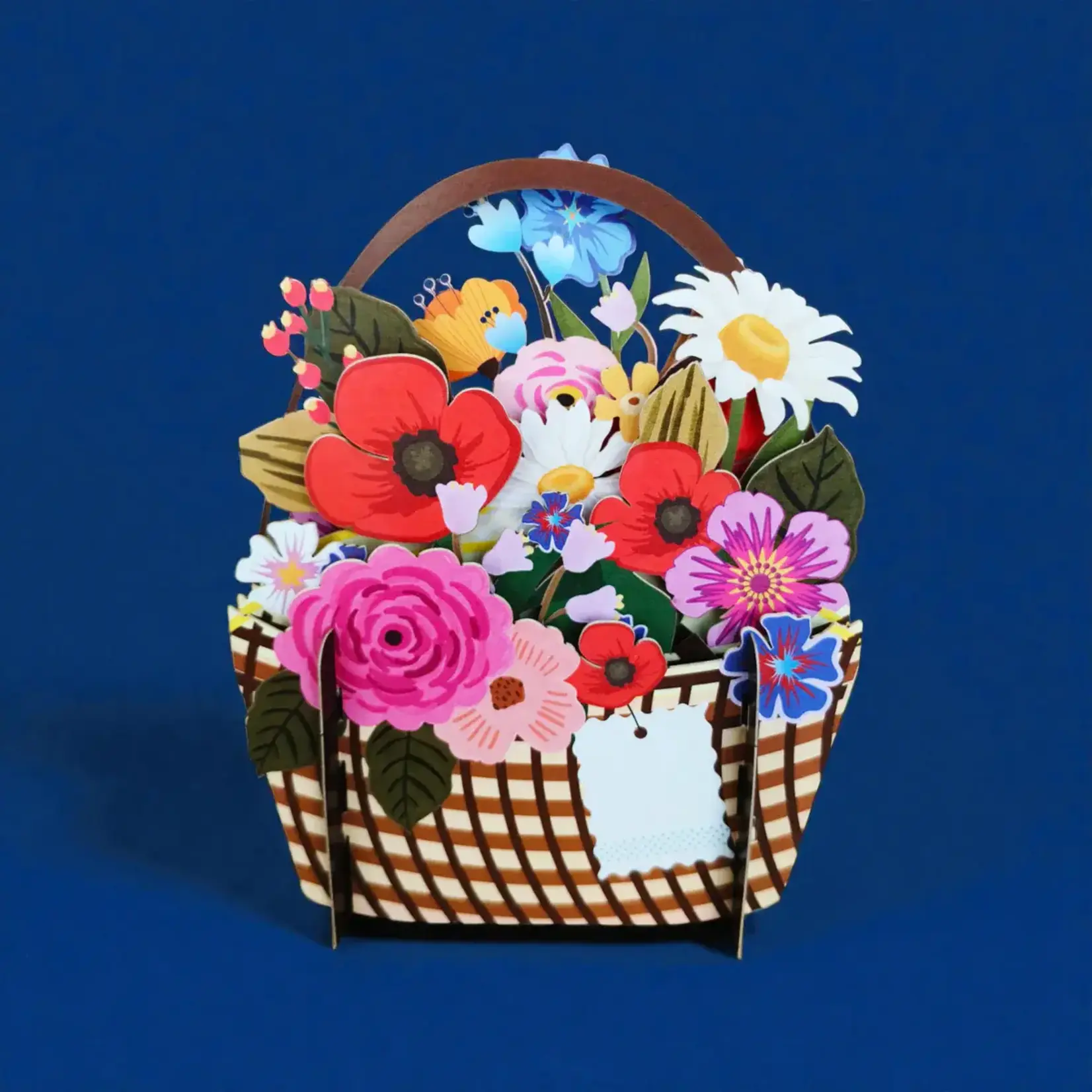 AllJoy Design Flower Basket Pop Up Card