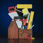 AllJoy Design Fathers Day Toolbox Laser Cut Card