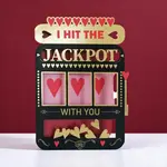 AllJoy Design Hit the Jackpot Laser Cut Card