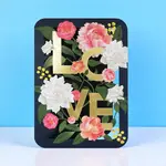 AllJoy Design Love Floral Laser Cut Card