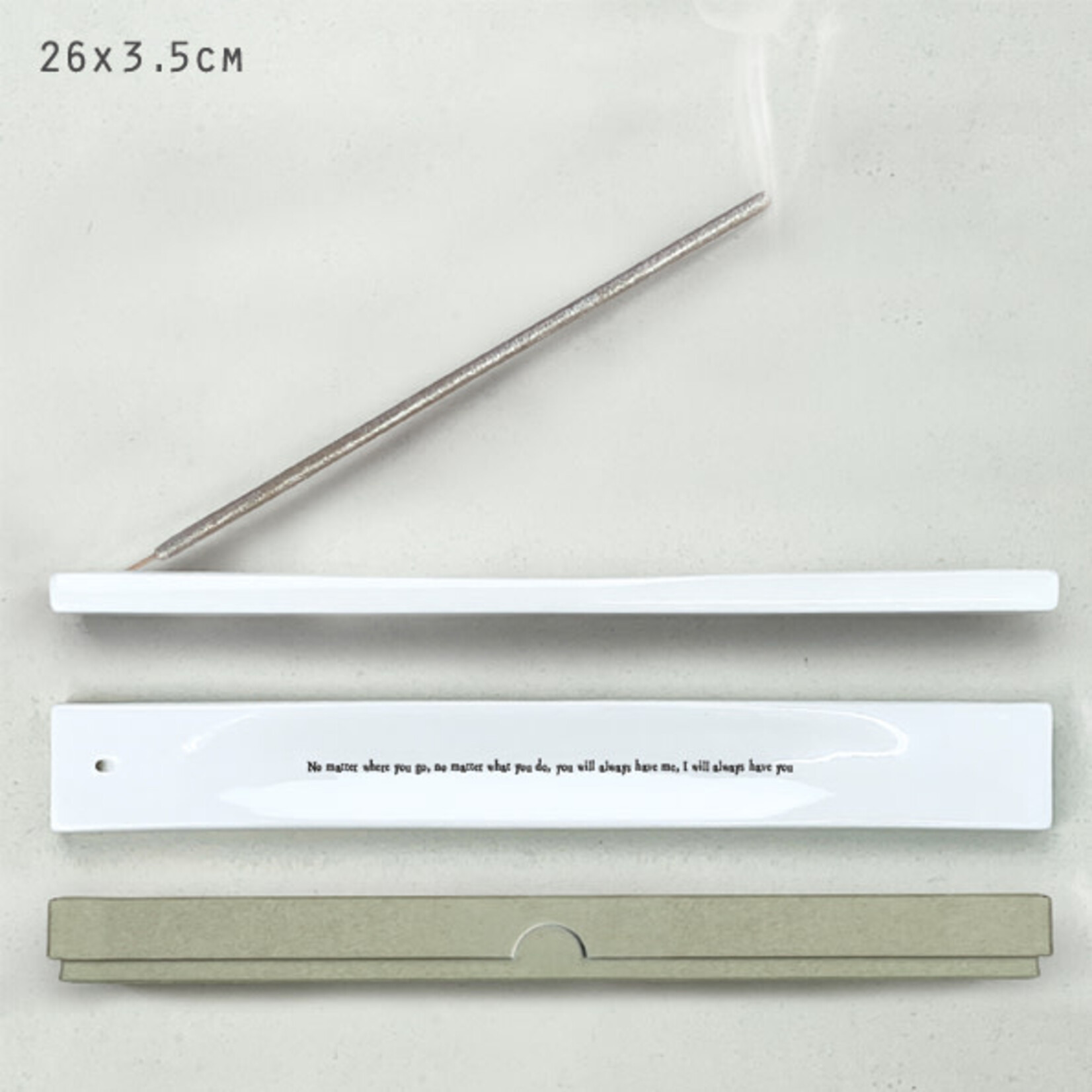 East of India No matter where you go Incense holder