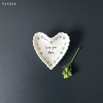 East of India Love you more Small scallop heart dish