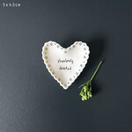 East of India Hopelessly devoted Small scallop heart dish