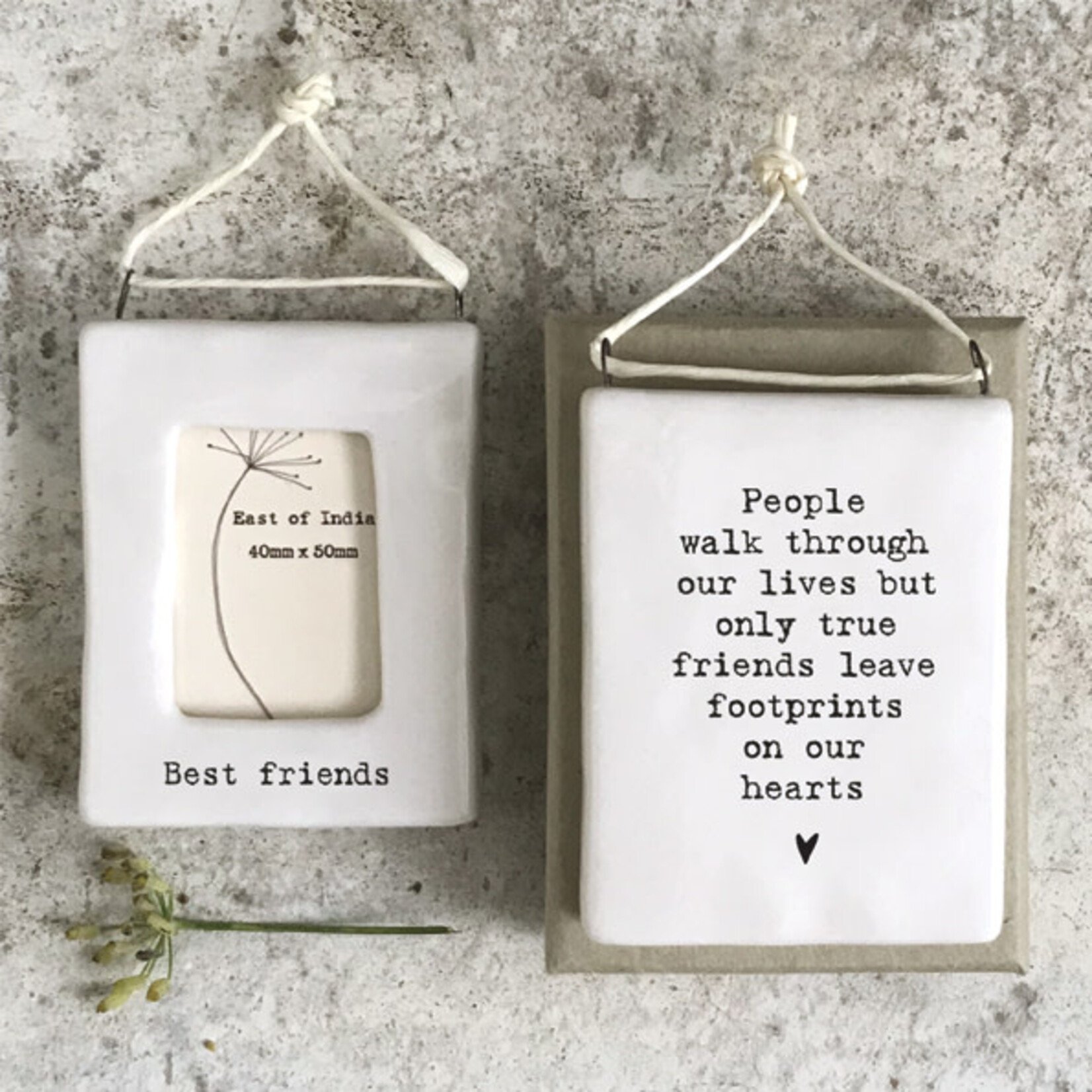 East of India Best friends Mini hanging frame