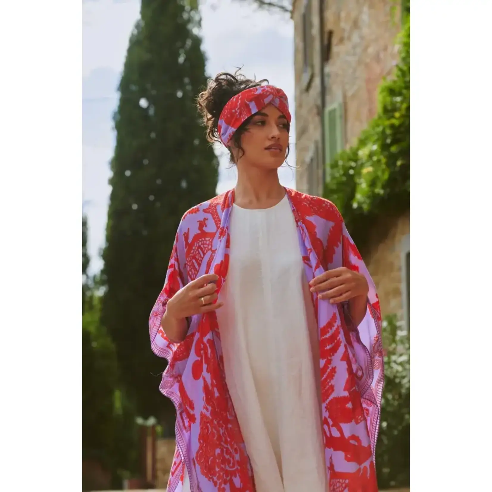 ONE HUNDRED STARS Giant Willow Violet Throwover