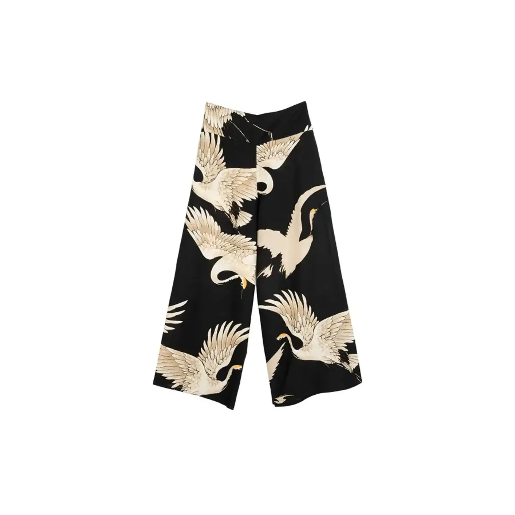 ONE HUNDRED STARS Stork Black Palazzo Pants