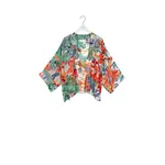 ONE HUNDRED STARS Tropicana Blue Kimono