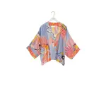 ONE HUNDRED STARS Crane Periwinkle Kimono