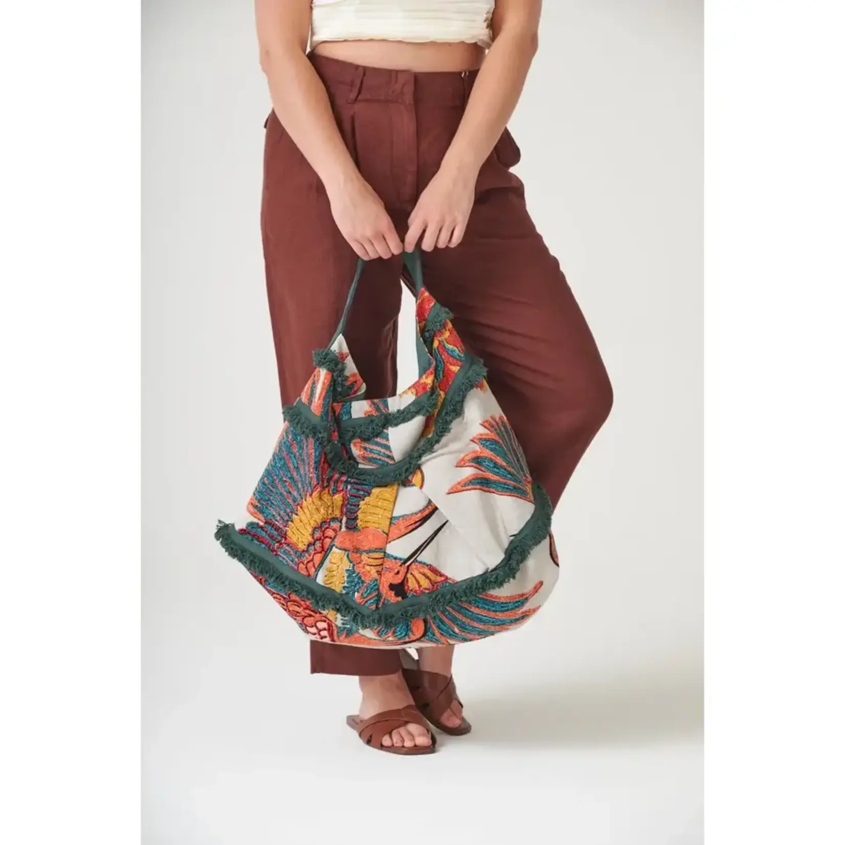 ONE HUNDRED STARS Crane Stone Slouch Bag