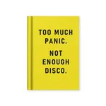 Ohh Deer Too Much Panic Not Enough Disco Fabric Hardback Notebook (A7)