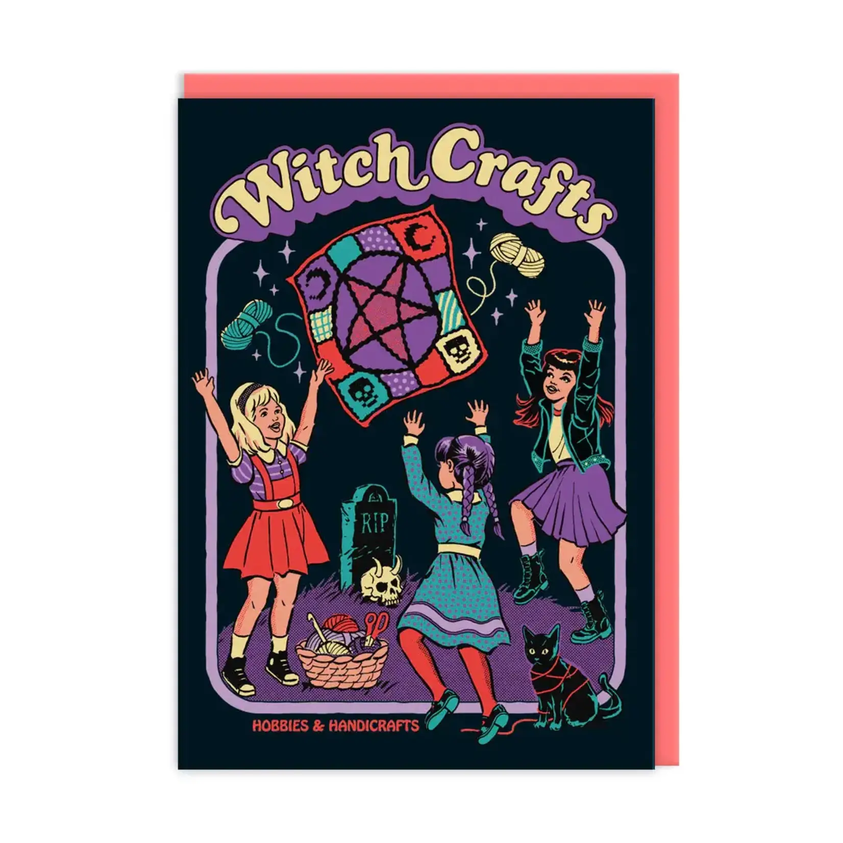 Ohh Deer Witch Craft Greeting Card