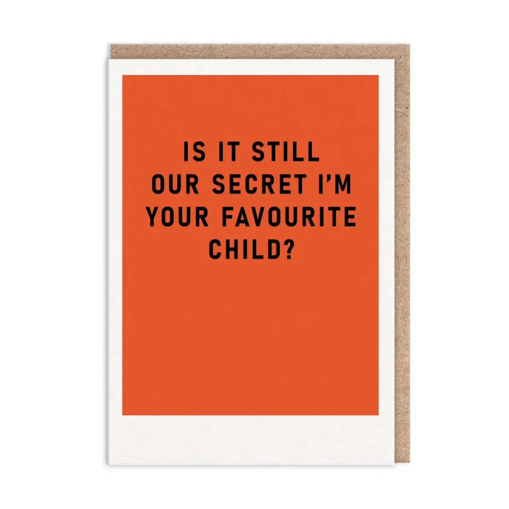 Ohh Deer Secret Favourite Child Card