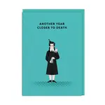 Ohh Deer Wednesday Addams Greeting Card