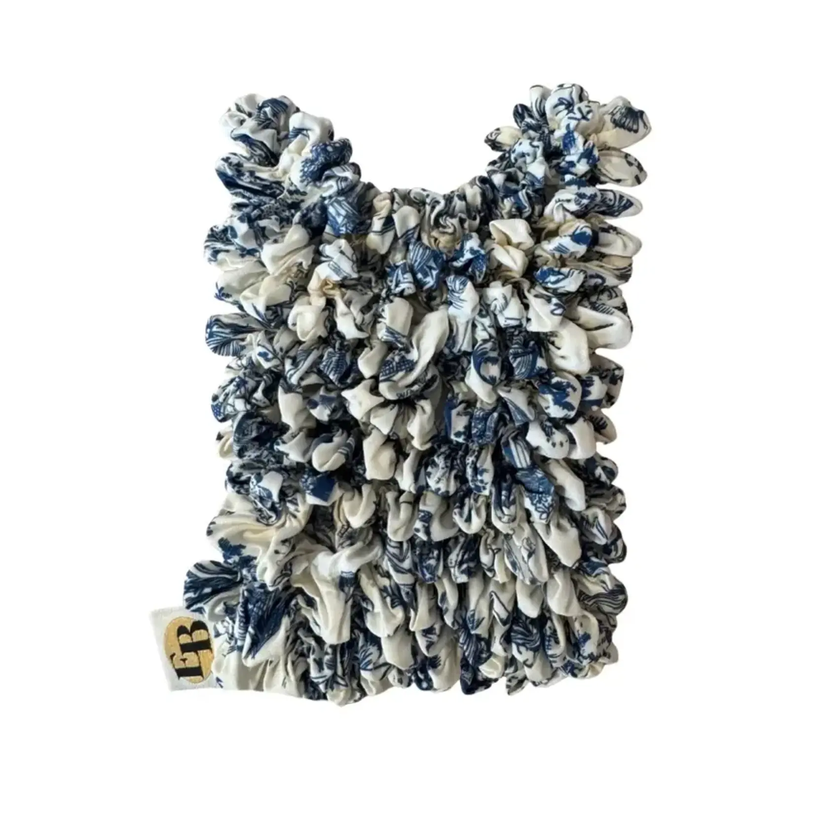 Be-Bougie (My Little Eco Bag) Floral Toile De Jouy Eco Bag Stretchy Tote