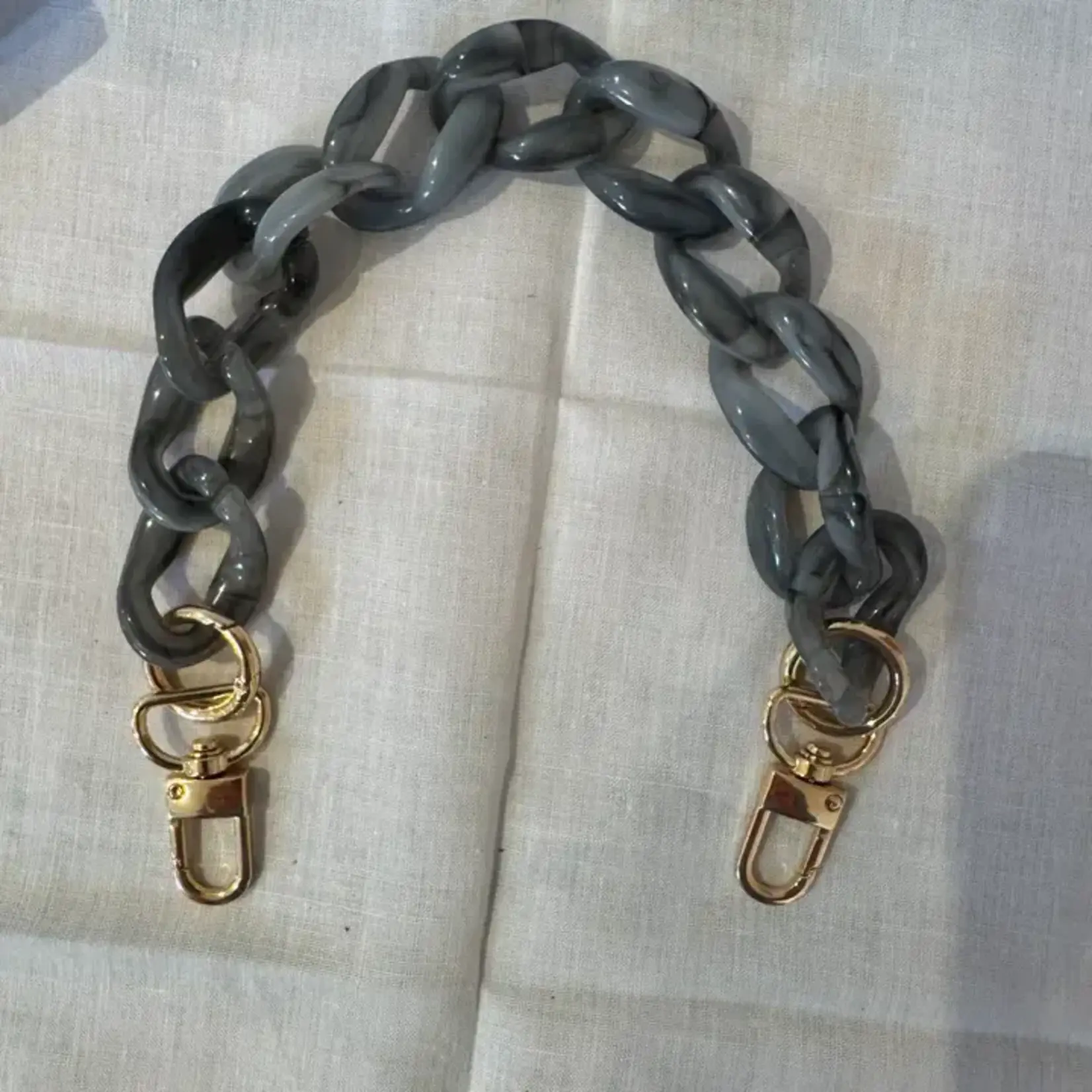 Be-Bougie (My Little Eco Bag) Grey Tote Bag Handle 14.5 Inches