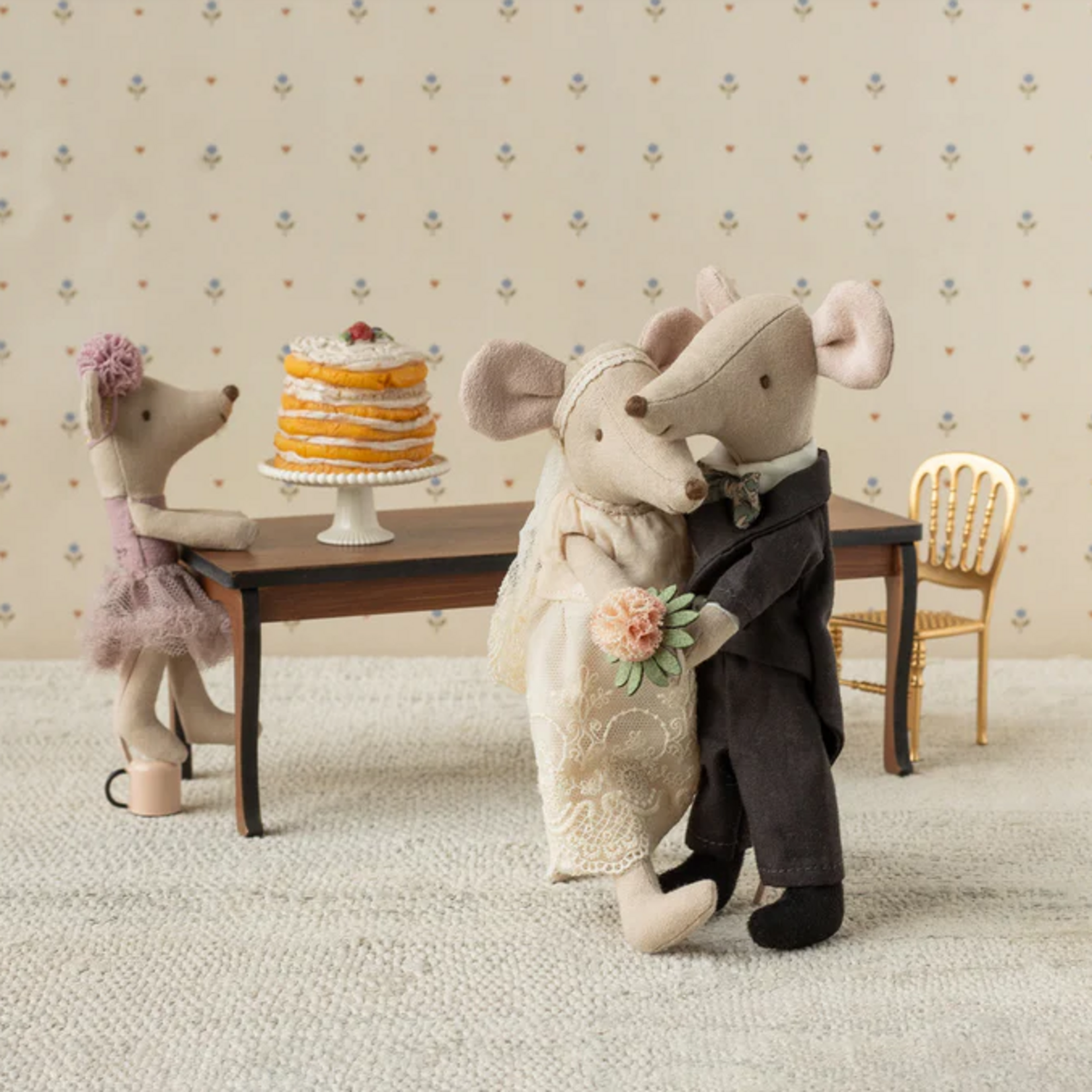 Maileg Maileg Wedding mice couple in box Mum and Dad Bride and Groom