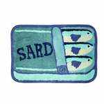 Sass and Belle Sardine Tufted Bath Mat