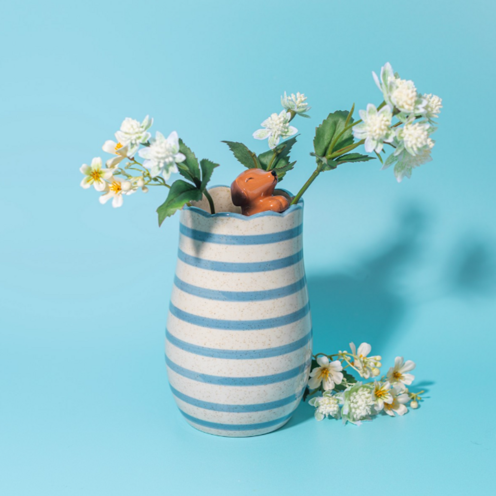 Sass and Belle Peeking Sausage Dog Vase