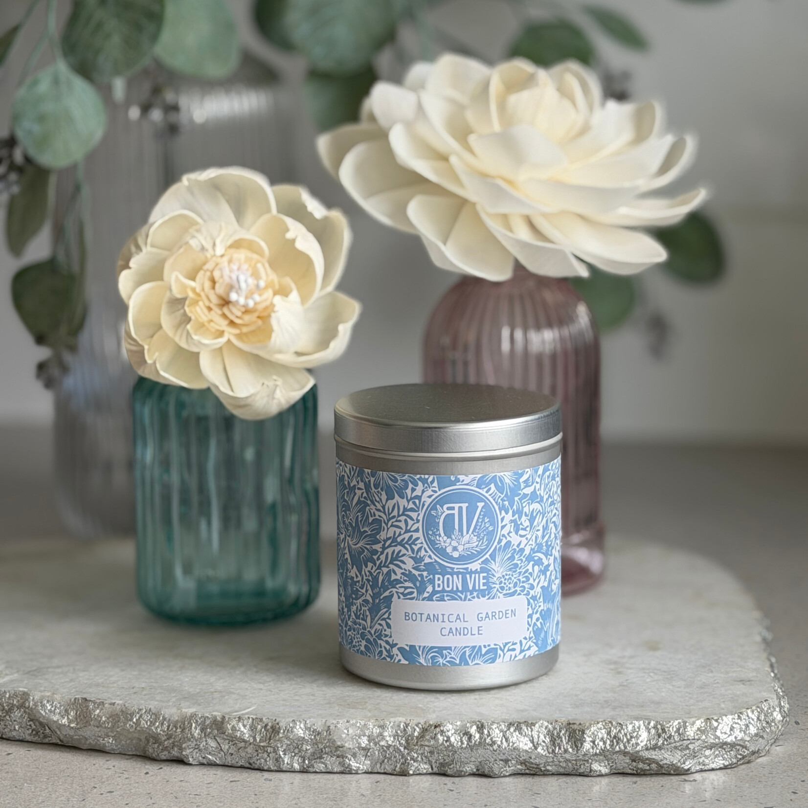 Heaven Scent BOTANICAL GARDEN Bon Vie 200ml Aluminium Tin Candle