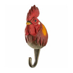 Wildlife Garden Wooden Hook Rooster