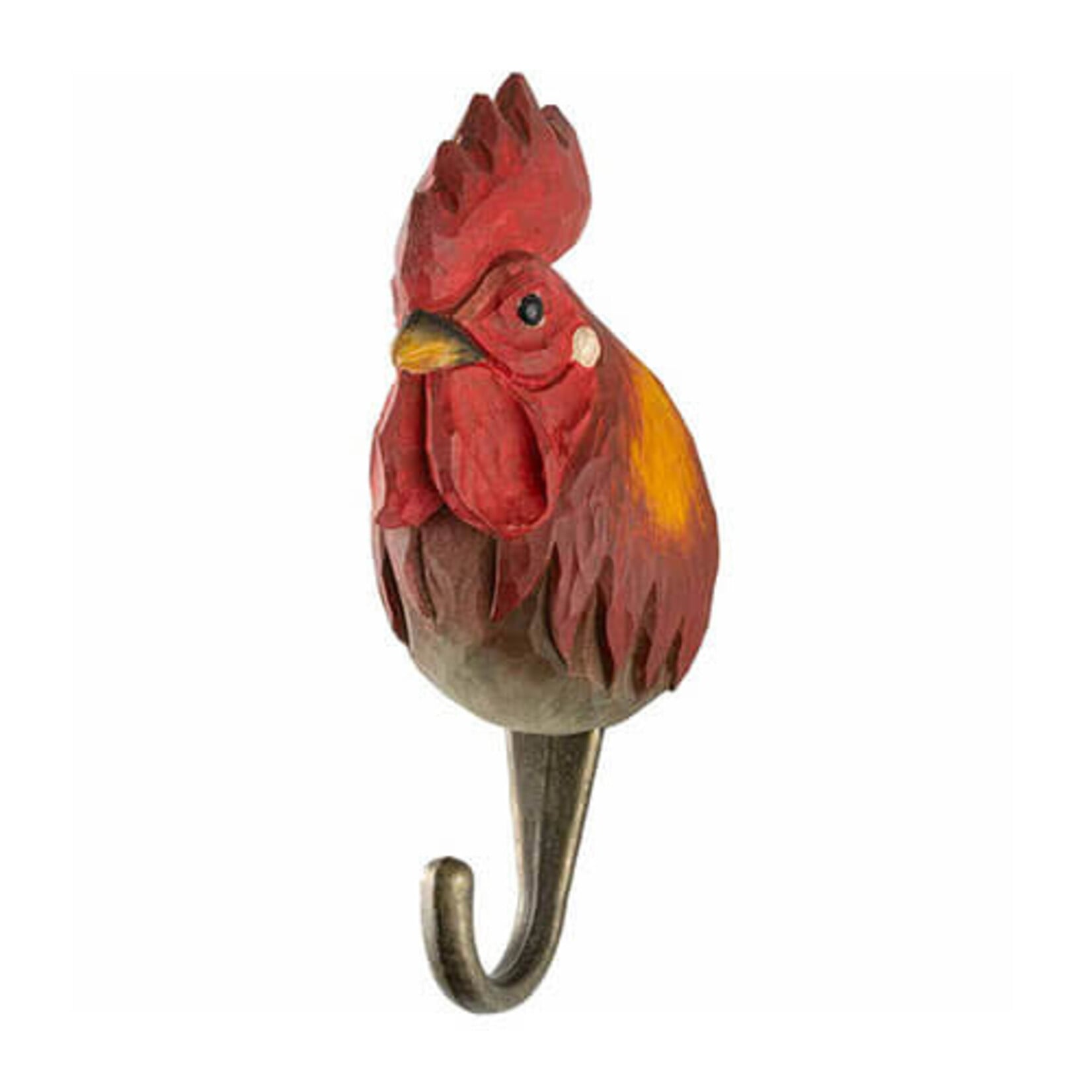Wildlife Garden Wooden Hook Rooster