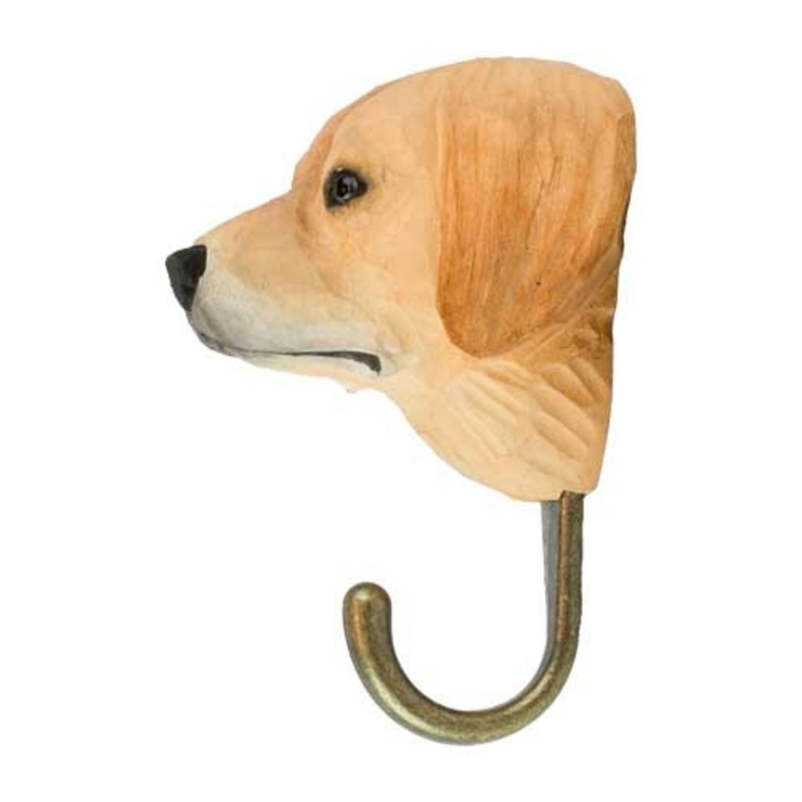 Wildlife Garden Wooden Hook Golden Retriever