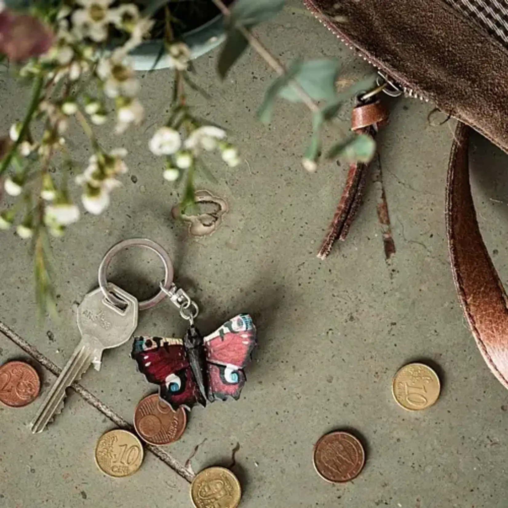 Wildlife Garden Keyring Butterfly