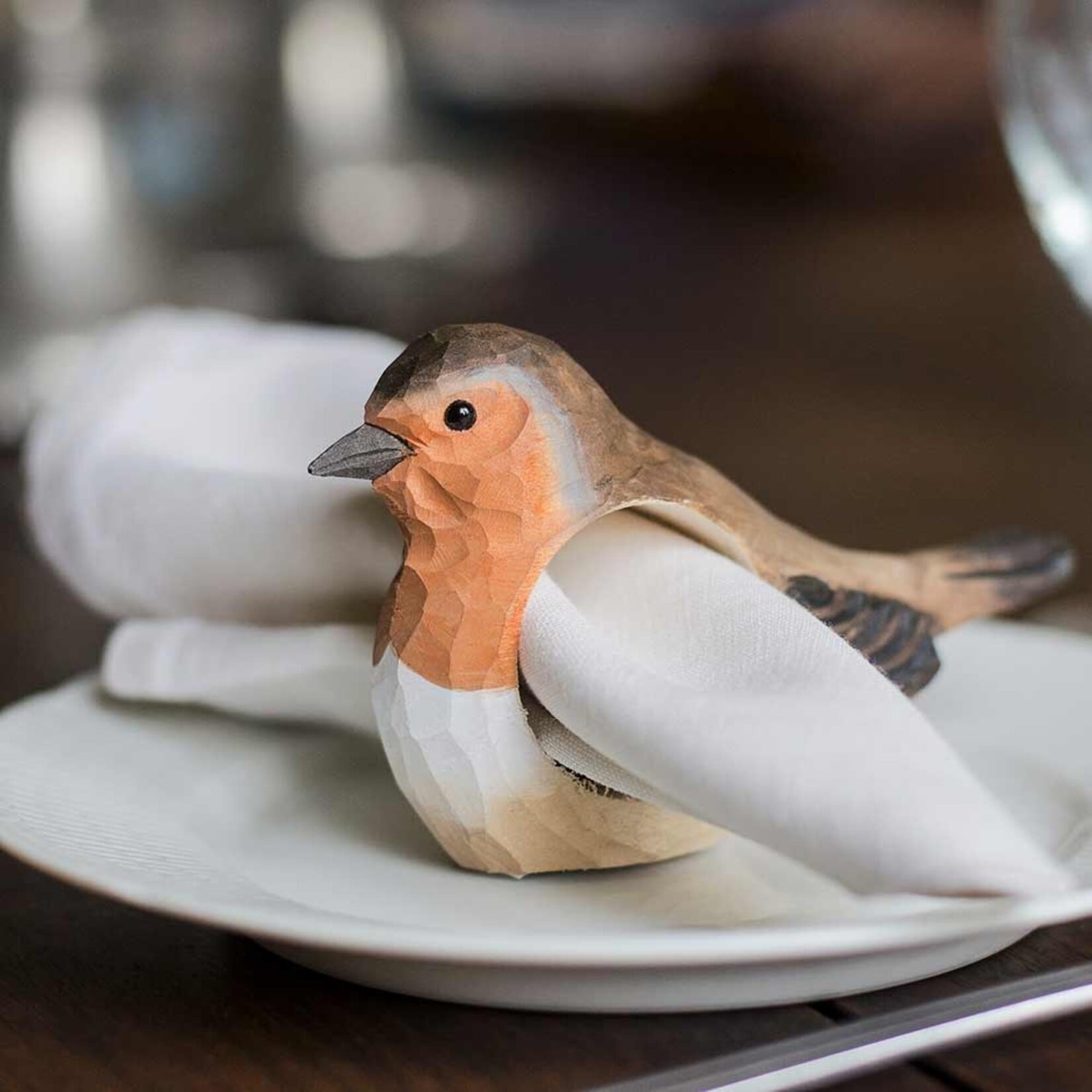 Wildlife Garden Napkin Ring Robin